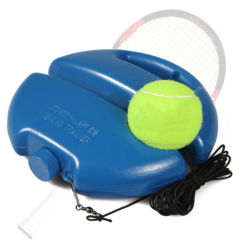 

Portable Outdoor Tennis Training Device with Ball Single Training Device Practice Self-Learning Tennis Rebound Device
