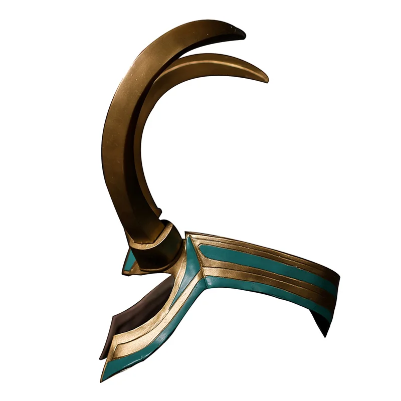 Маска персонажа Локи из фильма - модельный атрибут из жесткой резины ПВХ, шлем для косплея на Хэллоуин, украшение для вечеринок.