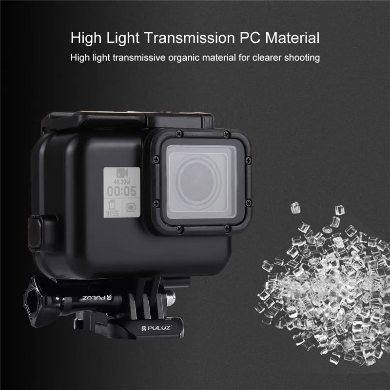 2 в 1 для GoPro HERO (2018)/HERO7 черный/6/5 задняя крышка + возможностью погружения на глубину