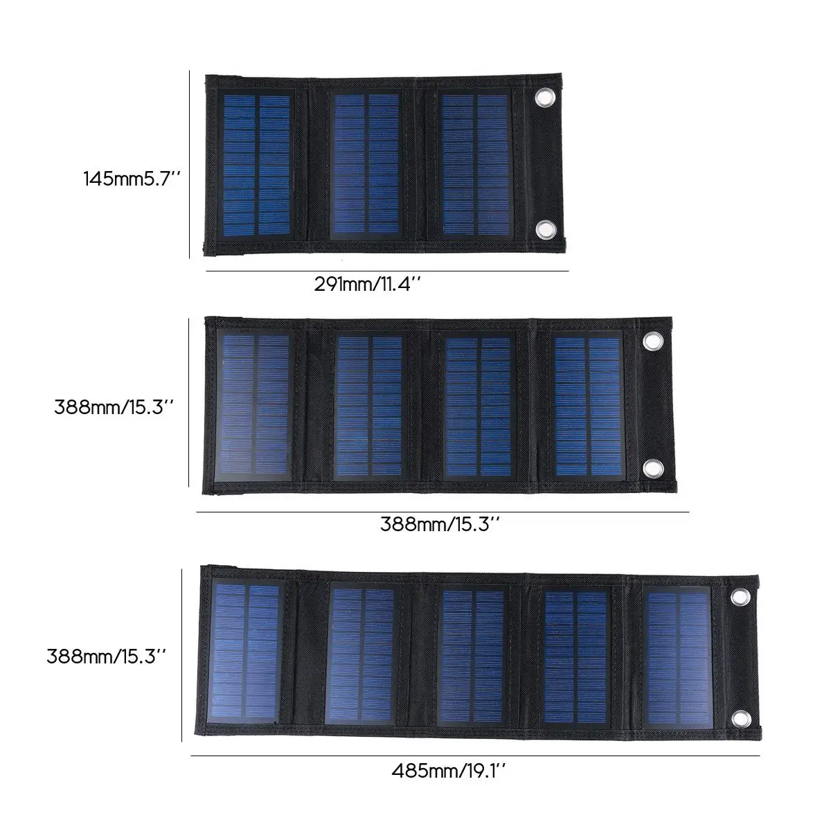 150 Вт Складная солнечная панель 5 в USB гибкая маленькая Водонепроницаемая