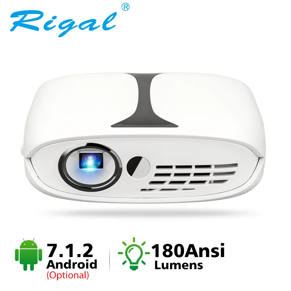Цифровой мини проектор RD606 HD светодиодный DLP Wifi опционально Android 7 1 карманные