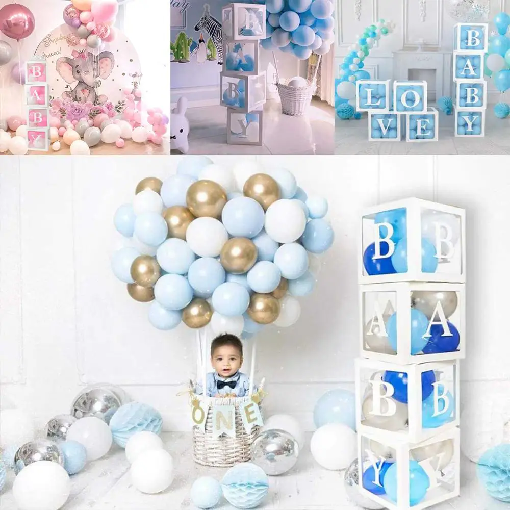 

350/191 PCS Big Blue Balloons Garland For Baby Shower Balloon Baby First One Year Birthday Boy Birthday Party Decor Kids BalLon
