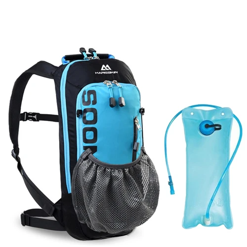 Blue Water bag NEWBOLER Mtb Велоспорт Рюкзак гидратация дышащие 6L велосипедные сумки водонепроницаемый с дождевой крышкой дорожный велосипед рюкзак-переноска воды - Цвет: Blue Water bag