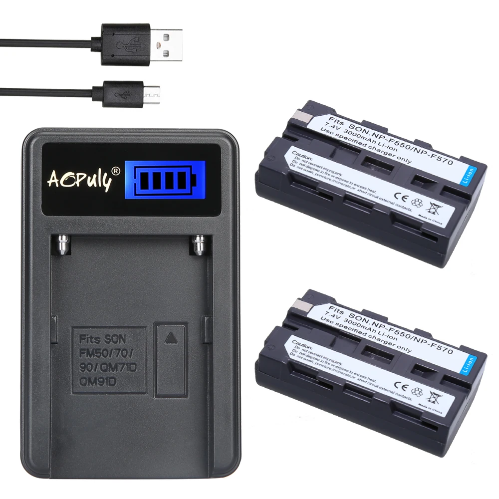NP F550 USB зарядное устройство батарея F570 литий ионная аккумуляторная для камеры Sony