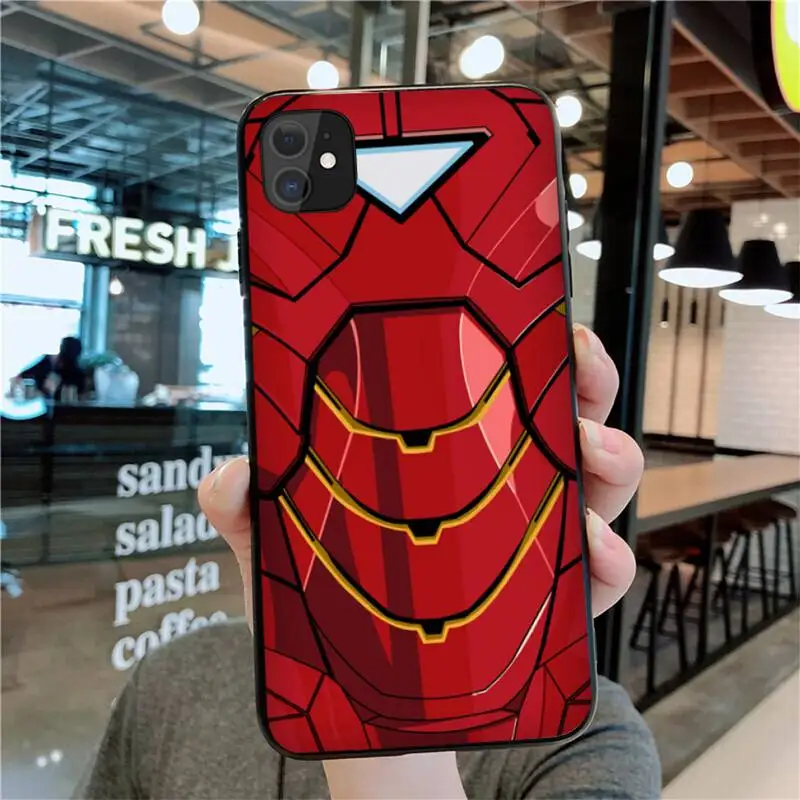 Чехол для телефона Super hero Железный человек паук iphone 13 12 11 Pro Max Mini XS 8 7 6 6S Plus X 5S SE 2020 XR