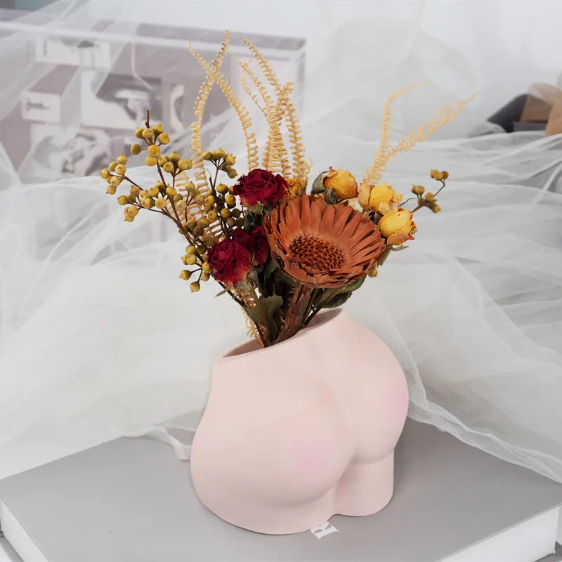 Силиконовая форма для боди цветов горшков глины рукоделия искусственная стола