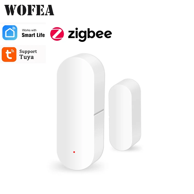 

Wofea умный дом дверь окно открыть закрыть детектор Zigbee беспроводное подключение умный мини-датчик работает на Tuyamsart и Smartlife