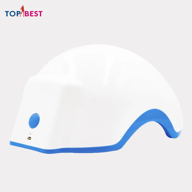 Колпачок для роста волос с 80/272 диодами и лазером перезаряжаемый терапевтический