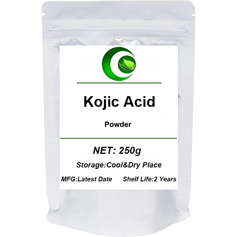 

Kojic Acid Powder Pure 99%Cosmetic Grade Kojic Acid Soap Skin Whitening Skin Care Anti-aging Dipalmitate Powder ISO