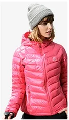Woman Pink TECTOP хит, зимний пуховик для мужчин и женщин, уличный светильник, пуховик на белом утином пуху, тонкий лыжный костюм, водостойкие, теплые, походные куртки - Цвет: Woman Pink