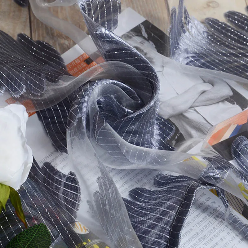 Поворотный цветок перо печать свежий экран для окна гостиная спальня