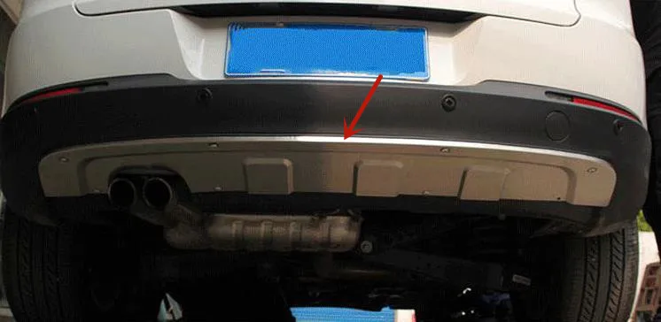 

Защитная панель для переднего и заднего бампера из нержавеющей стали, защита от царапин, автомобильные аксессуары для Volkswagen Tiguan 2010-2017