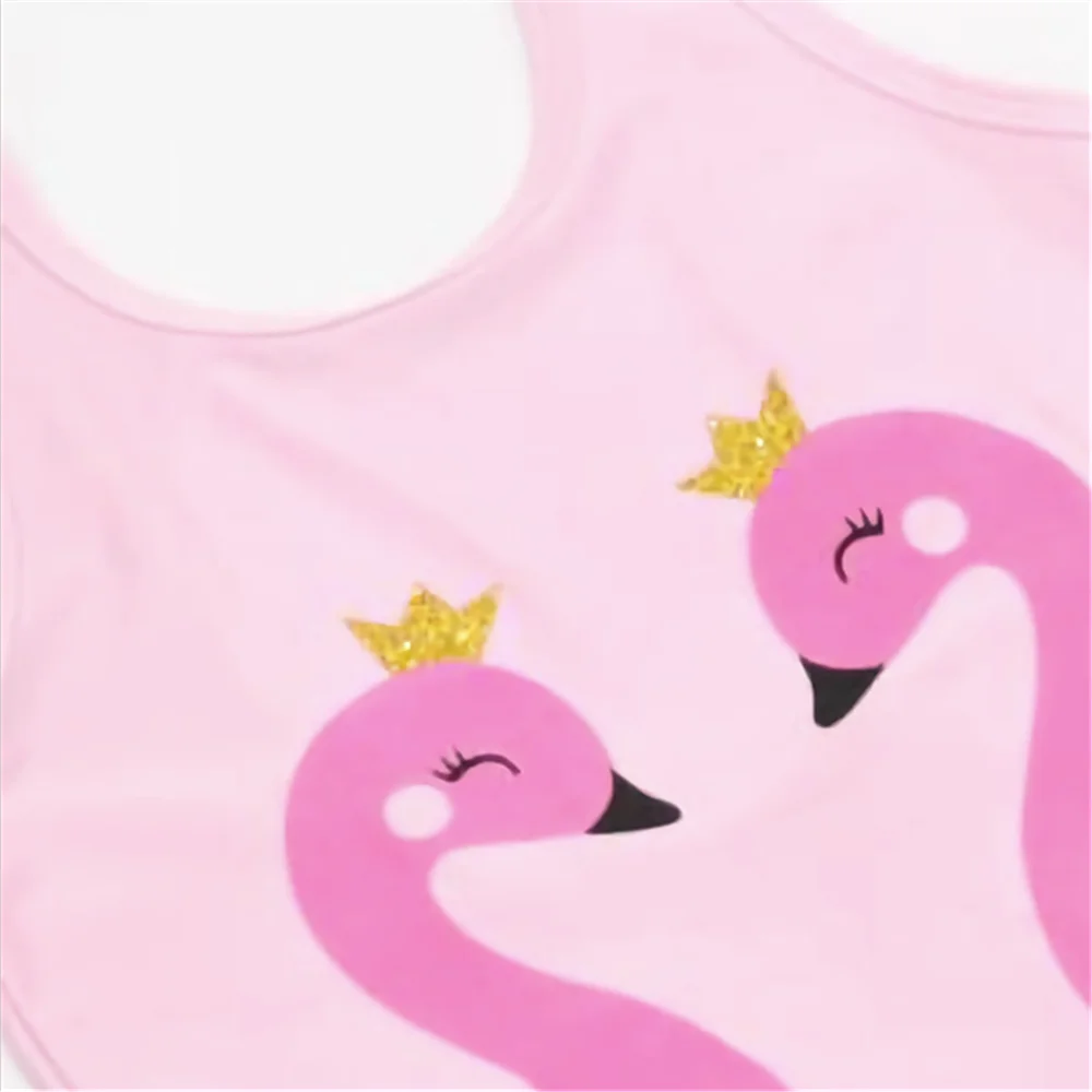 

Baby Girl Rompers Summer Fashionable Flamingo Print Sleeveless Rompers For Newborn Baby Cotton Slim Toddler Kid Ruffles Jumpsuit