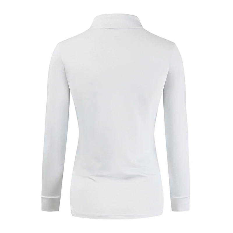

2021 New Women's long sleeve T-shirt Golf clothing outdoor sports casual wear Korean top quick drying polo shirt