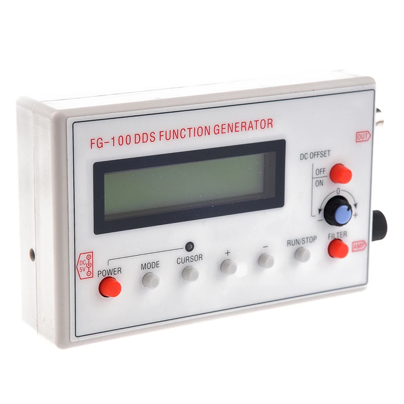 

1Hz-500KHz DDS Signal Generator 1602 LCD Display Functional Sine Triangle Square Frequency Sawtooth Wave Waveform