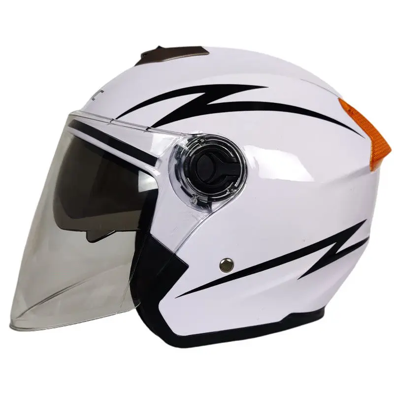 Мотоциклетный шлем с двумя объективами для мотоцикла скутера электромобиля