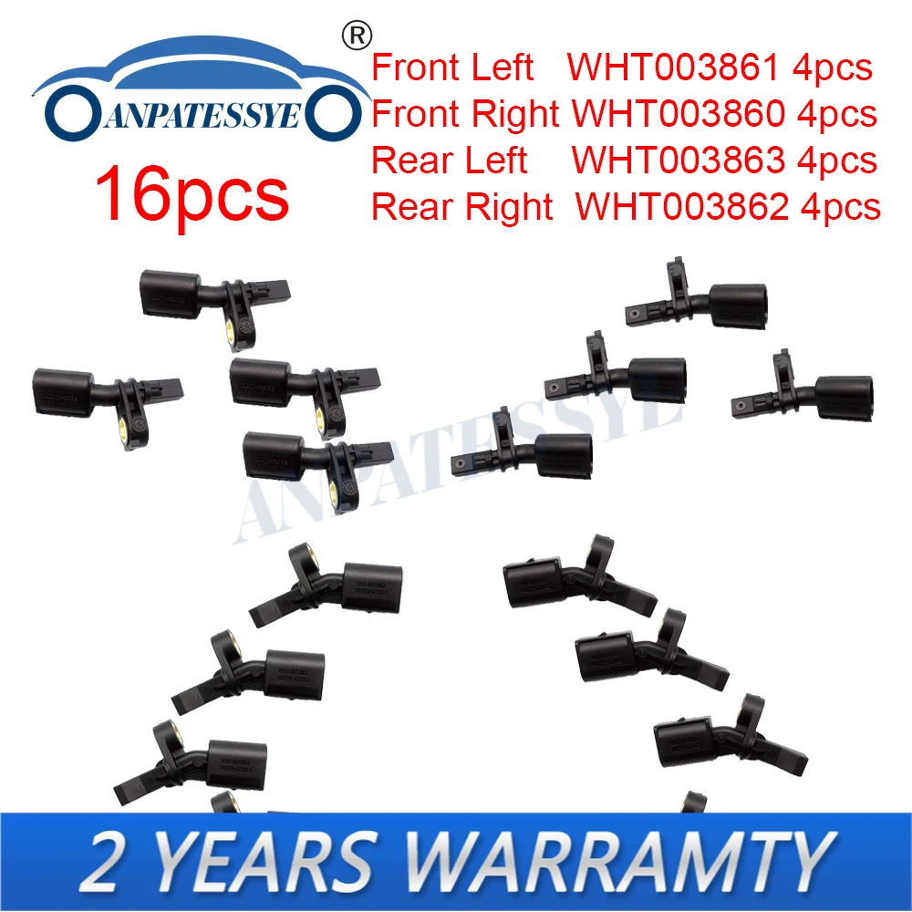Датчик скорости ABS передний задний левый правый для VW Golf Passat Audi A3 TT WHT003860 WHT003861