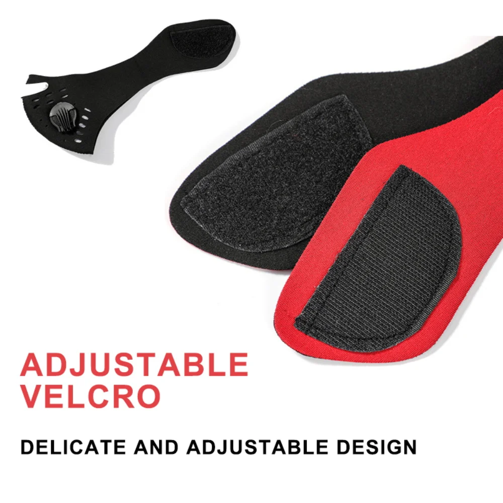 

5pcs Activated Carbon Dust-proof Cycling Sports Face Masks Anti-Pollution Bicycle Bike Outdoor Training masks face shield