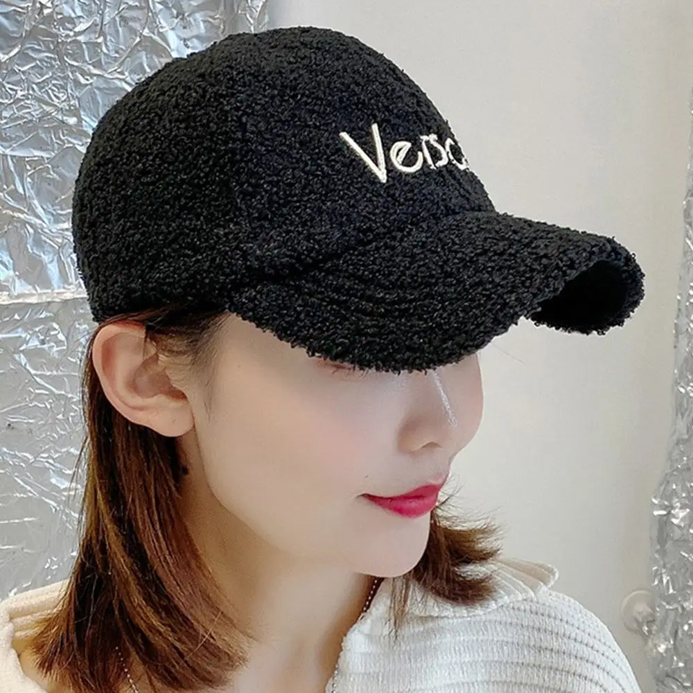 

Ретро-Кепка с вышивкой букв для студентов из овечьей шерсти, подходит для женщин, Мужская бейсболка, головной убор в Корейском стиле