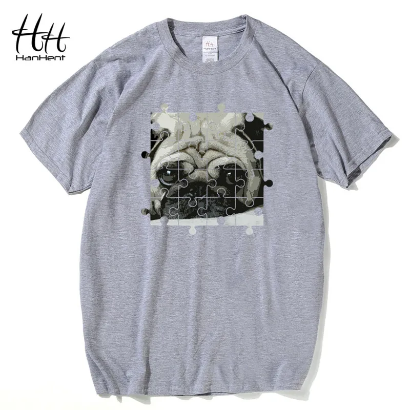 HanHent/уличная одежда футболка с животным принтом Homme Harajuku стильная аниме милые