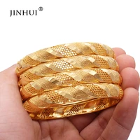 african luxury gold plated bracelet bangles with big charms for bangles women wife bracelets wedding gifts jewelry wholesale