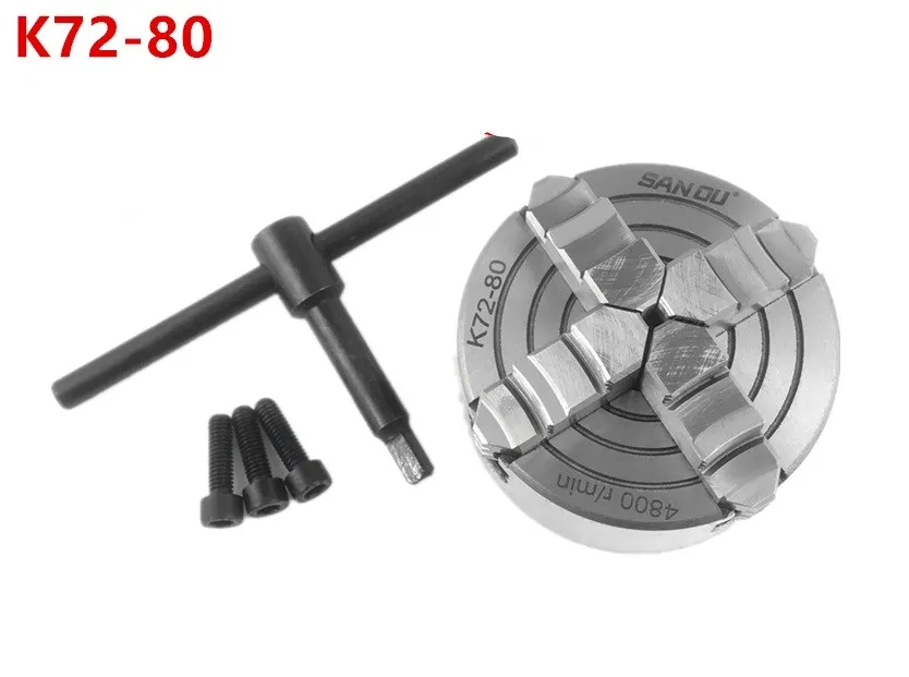 

4-кулачковый токарный патрон SAN OU K72- 80/100/125