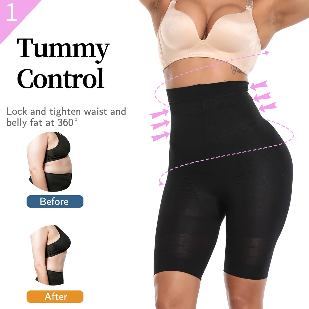 S 3XL трусы с высокой талией Корректирующее белье для тела утягивающее живота