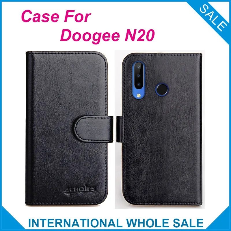Оригинал! Чехол для Doogee N20 6 цветов высококачественный кожаный чехол-кошелек с
