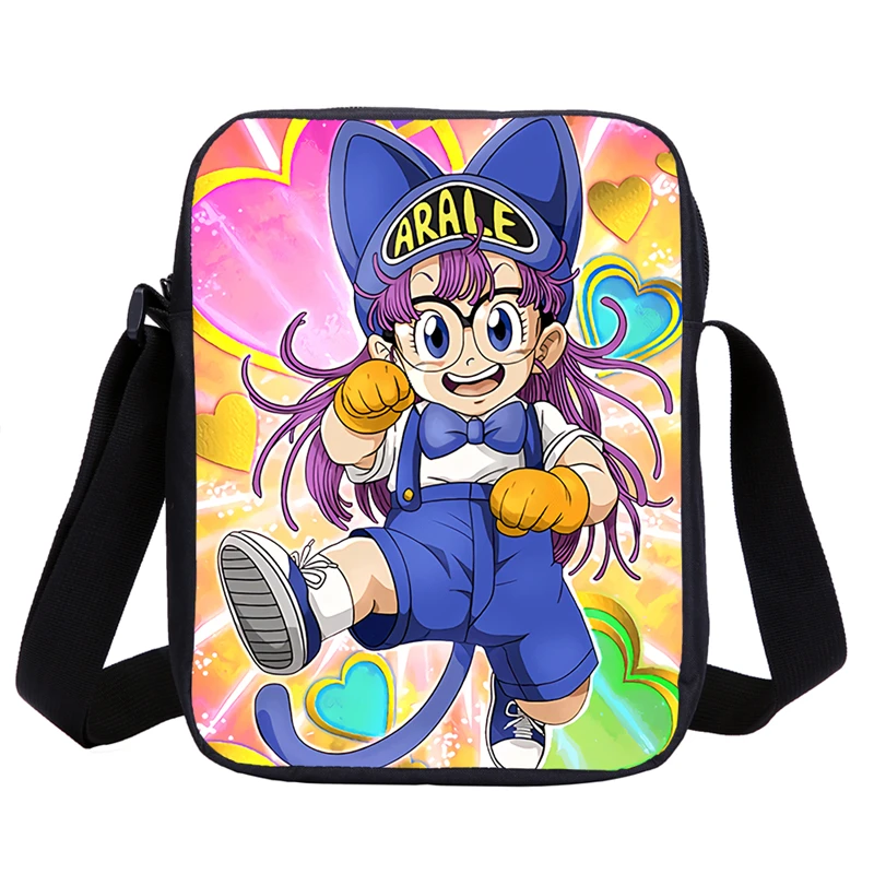 Милые детские сумки мессенджеры Dr. Slump Arale с мультипликационным принтом Женская