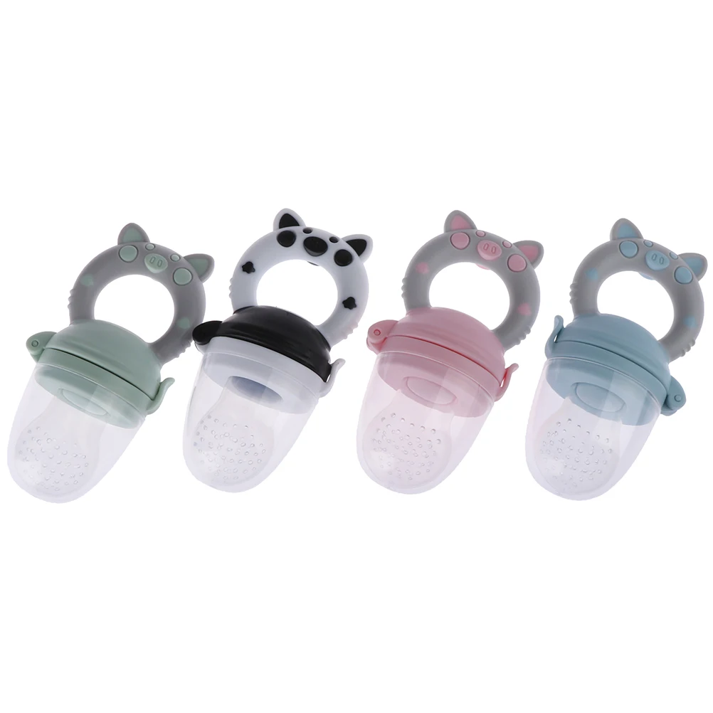 Chupete de silicona para morder, alimentador de frutas, mordedor, alimentador para beb&eacute;, 1 unidad-1