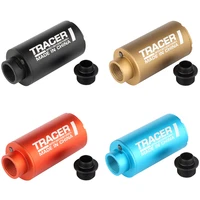 tactical airsoft tracer lighter with fluorescent effect 14mm10mm auto tracer for paintball shooting cs war game accessories