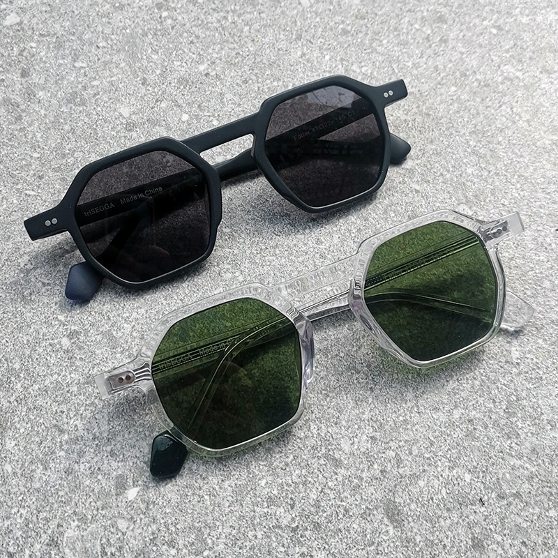 

Fashion Rectangle Designer Vogue Black Acetate UV400 Protection Sunglasses 2021 Sunwear Outdoor Use Can Polarized Fishing Lens