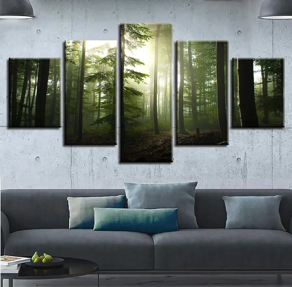 

HD Print Frame Canvas Home Decoration Wall Artwork Cuadros Modern 5 Piece Landscape Pictures Living Room Modular Painting Poster