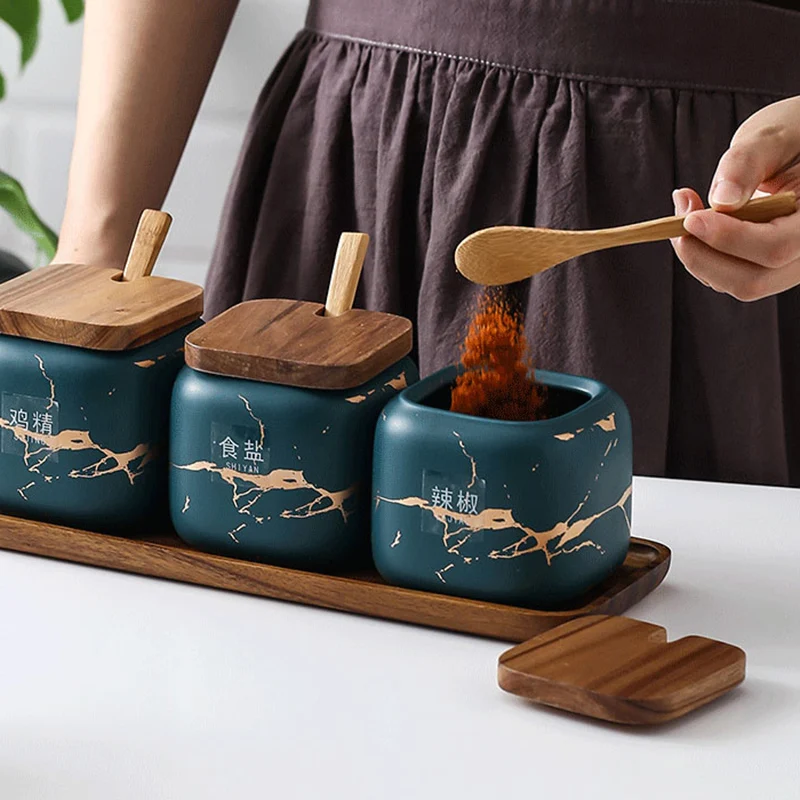 Стеллаж для специй в скандинавском стиле Baffect керамические кухонные аксессуары с