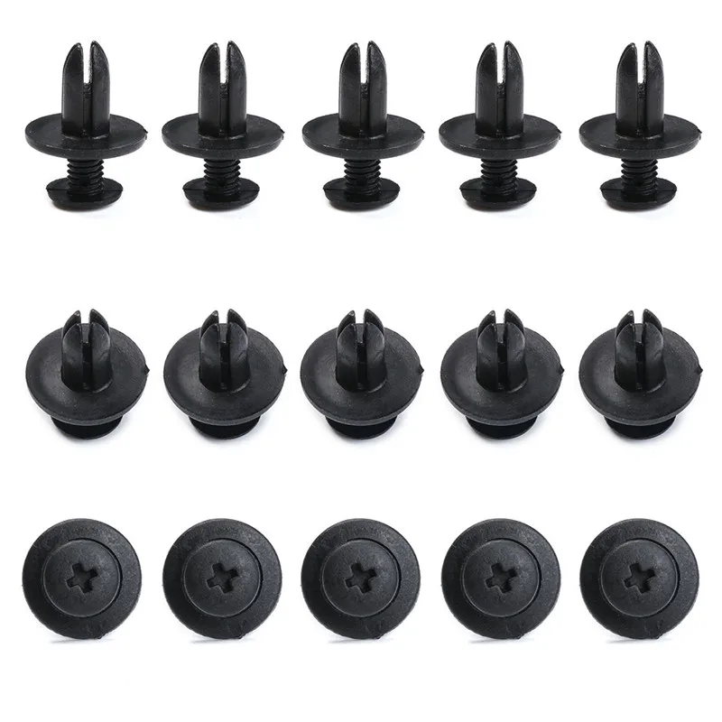 50 шт. багажник автомобиля пряжка крыло расширения зажим 6 мм Универсальный винт