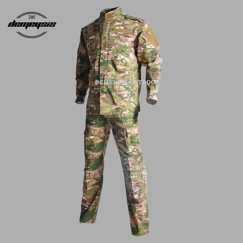Камуфляжная армейская тактическая куртка прочная Военная страйкбольная