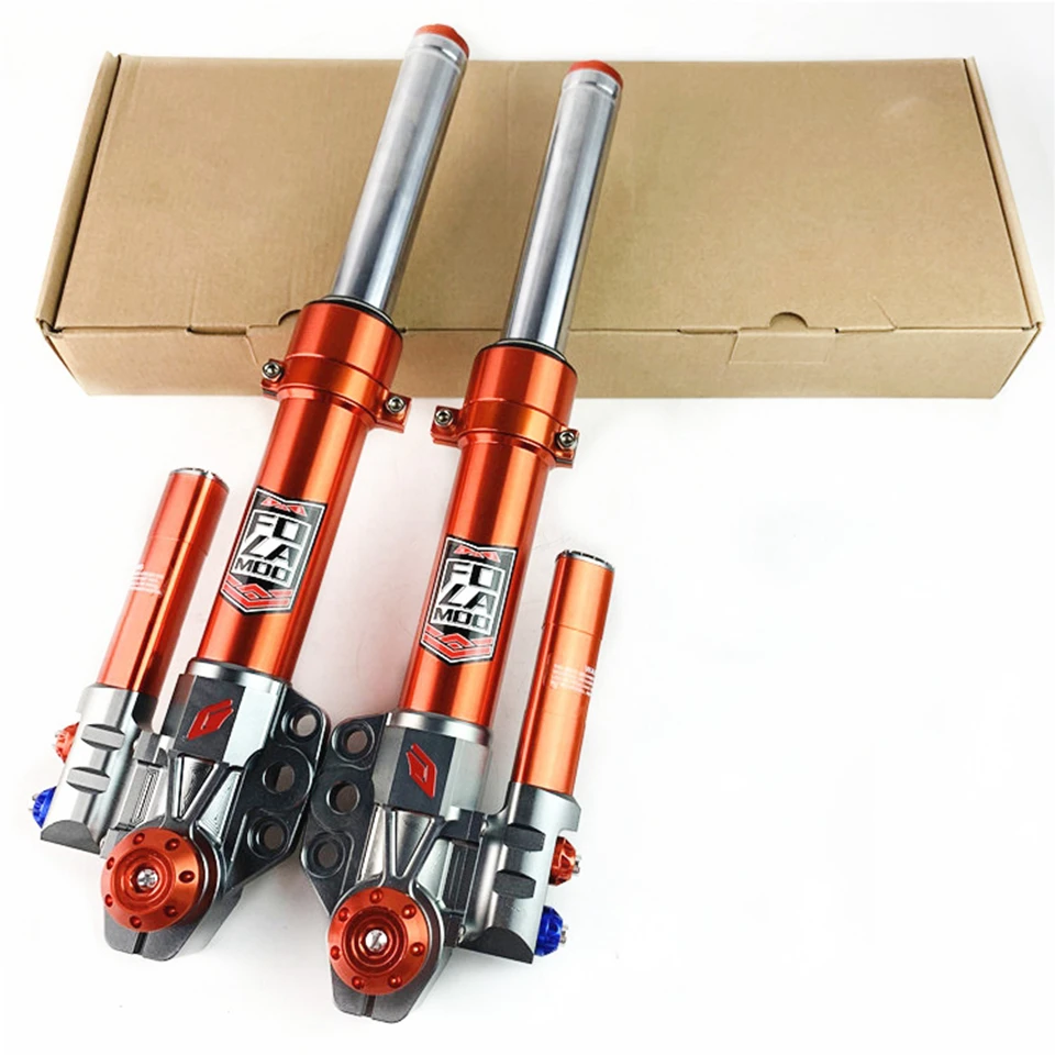 Универсальные амортизаторы передней подвески мотоцикла φ 33 мм регулируемые