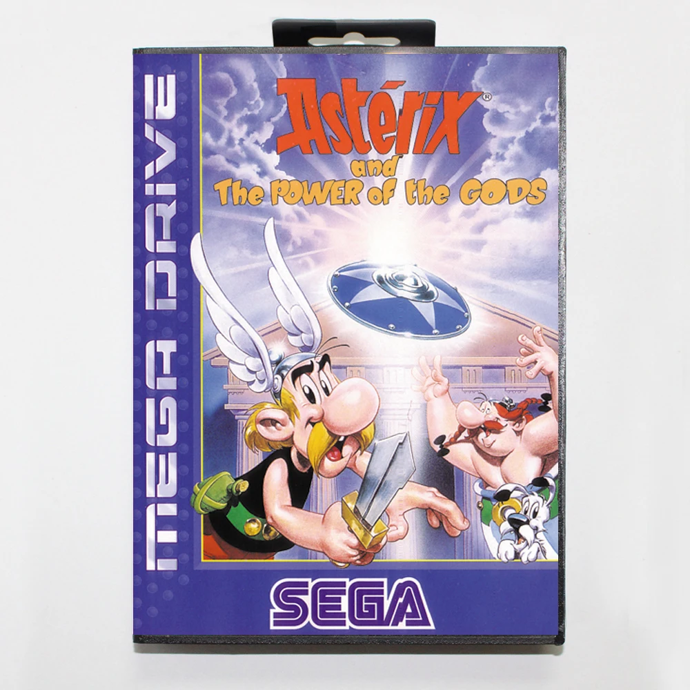 Игровая карта Asterix и the Power of боги 16bit MD для Sega Mega Drive/ Genesis в розничной коробке |