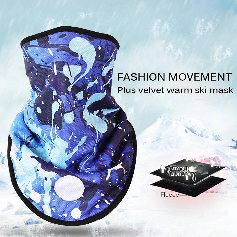 Для езды на велосипеде Половина маска для лица из неопрена удобные Лыжный Спорт