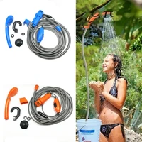 portable camping shower 12v electric pump washing sprayer car washer plant watering for outdoor travel caravan van shower pet