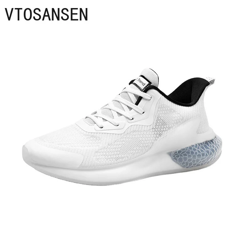 

Men's Breathable Air Maxs Running Shoes Lightweight Offo White Sneakers Size 46 Filas Thick-soled Sports Men's Casual Shoes 2021