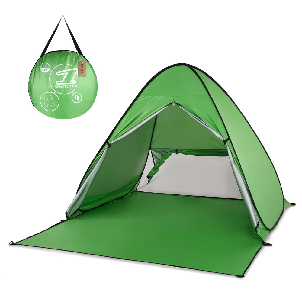 

Automatic Instant Pop Up Beach Tent Camping Waterproof Cabin Outdoor Tent 2 Person Tent Lightweight Uv Protection Shelter