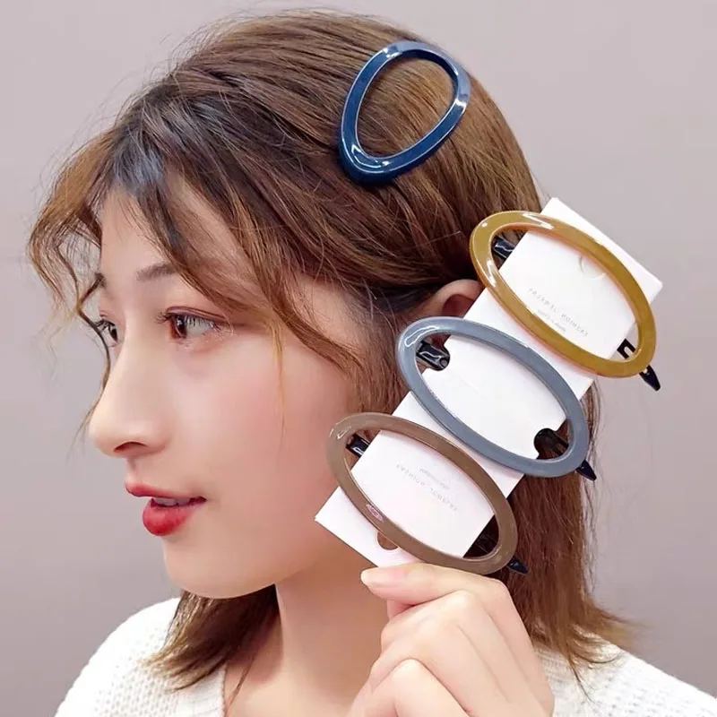 Модные глянцевые заколки для волос женщин заколка держатель конского хвоста