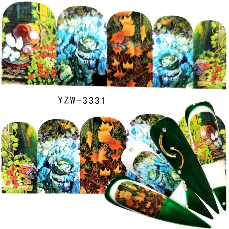 

1 лист, переводная наклейка для дизайна ногтей, 2022