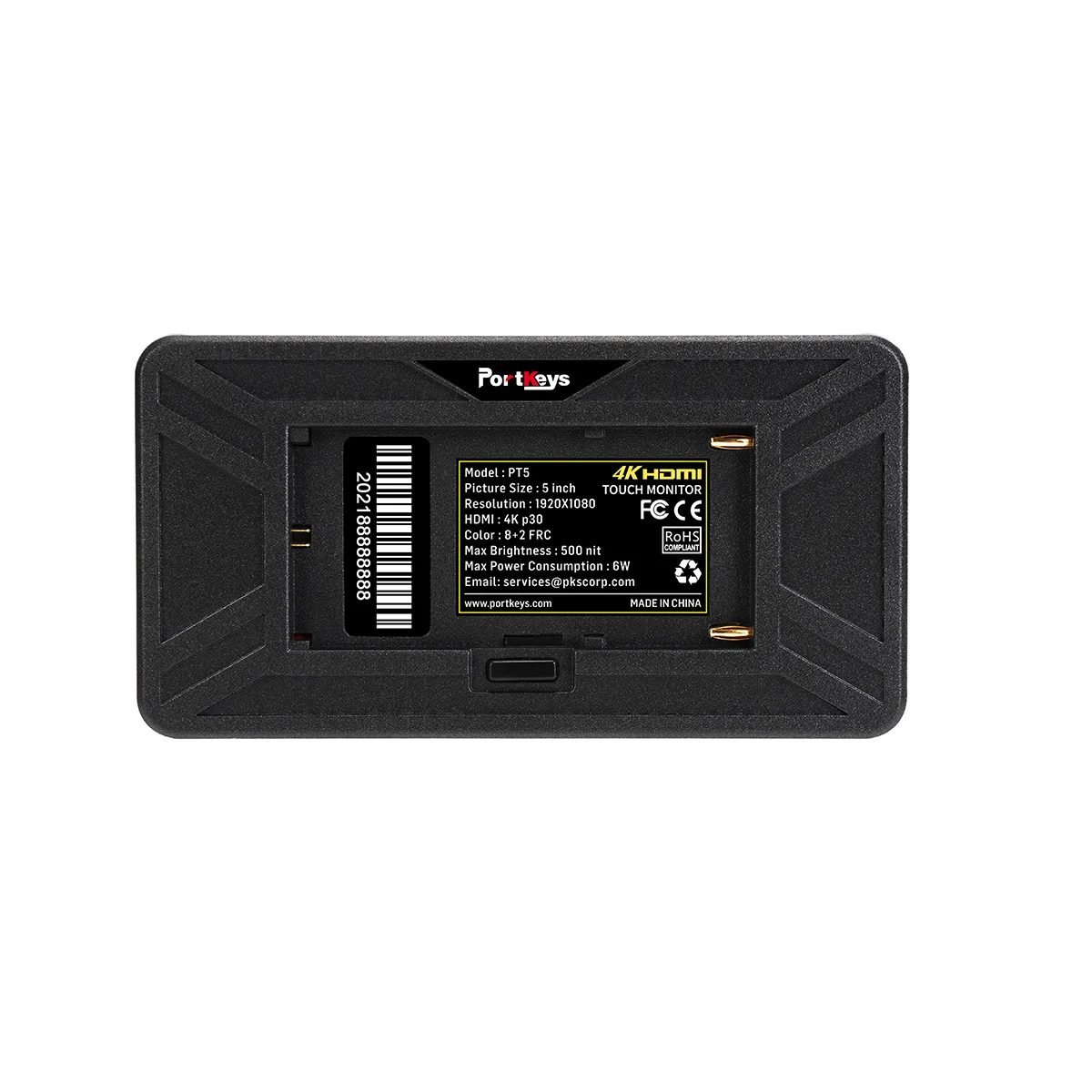 Ультратонкий 5-дюймовый IPS-монитор PORTKEYS PT5 4K сенсорный экран IPS FHD 1920x1080 видеокамера