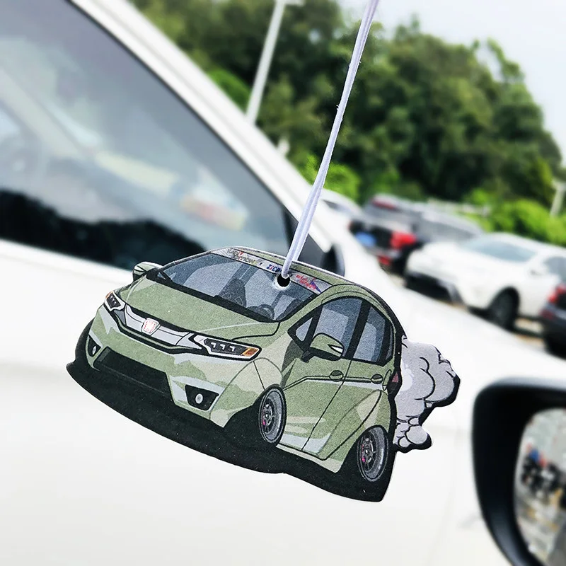 15 Black ice JDM СТИЛЬ автомобиля заднего вида Mirrow Pendent освежитель воздуха твердый бумажный поршневой тормозной диск Nos турбоколесо обод амортизатор - Название цвета: 15 Black ice