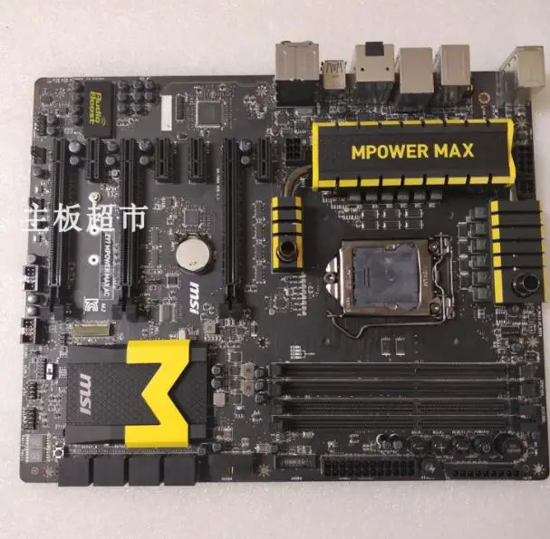 Оригинальная материнская плата MSI Z97 MPOWER MAX AC LGA 1150 DDR3 i3 i5 i7 32 Гб SATA3 USB2.0 USB3.0
