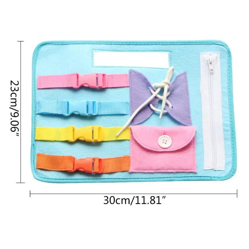 

2021 New Early Baby Education Toys Basic Life Skills Dress Teaching Board Learning Toys