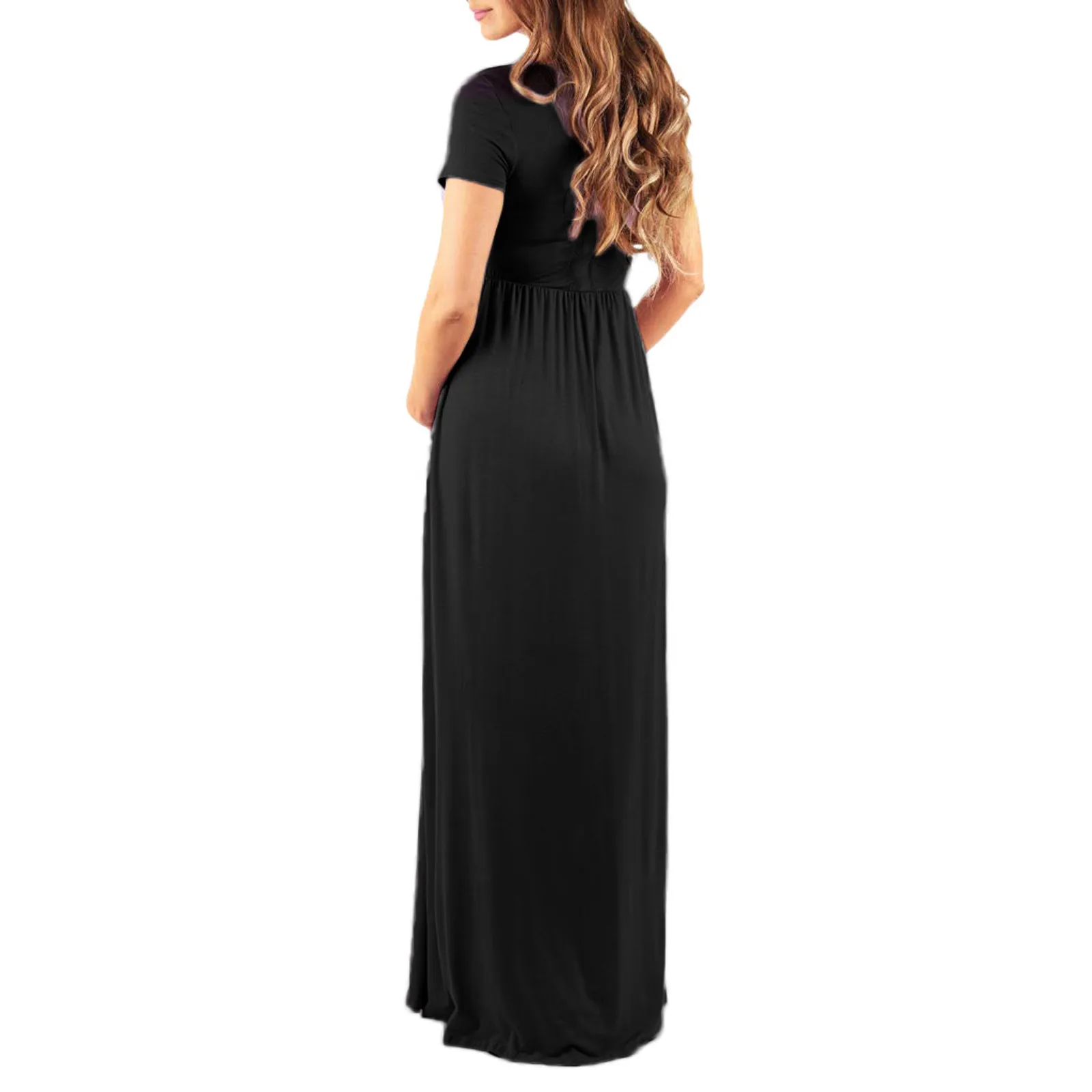 Женские однотонные ботинки с v образным вырезом короткий рукав эластичность