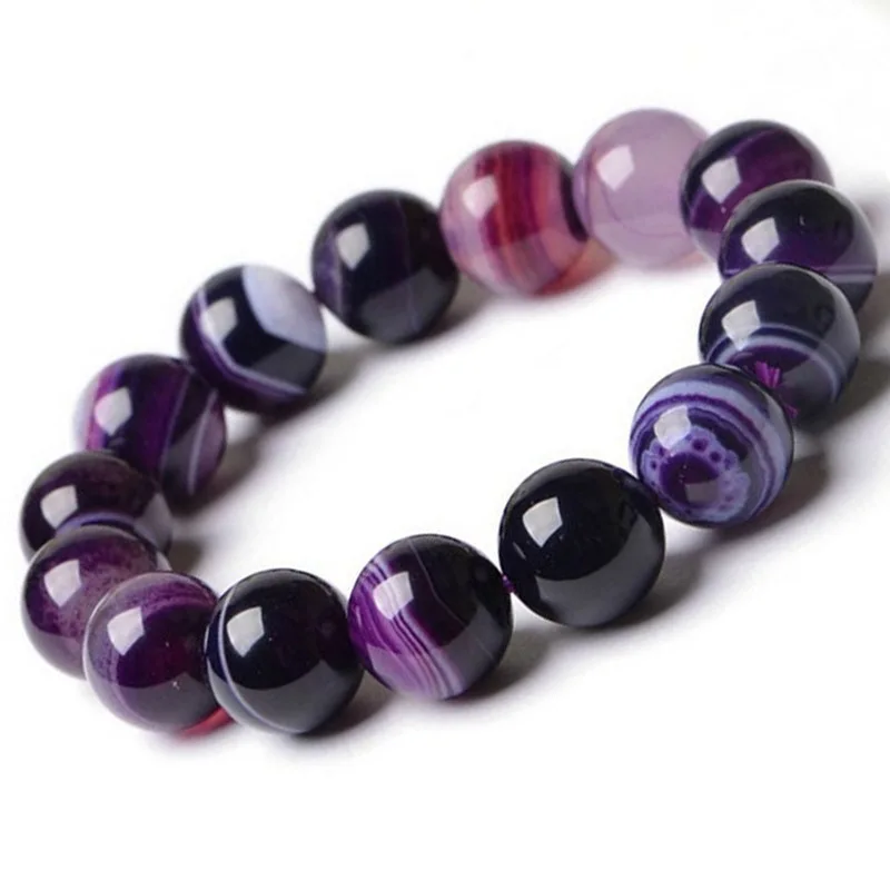 Jinzeyi оптовая продажа натуральный камень фиолетовая любовь браслет из бисера